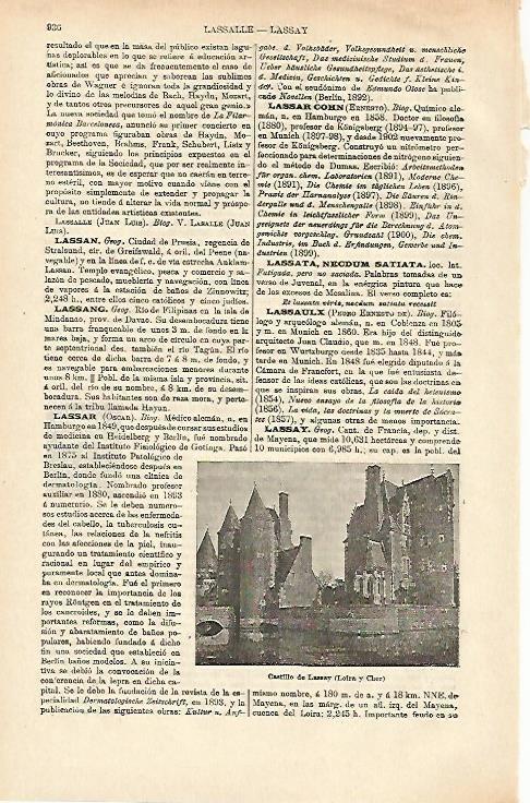 LAMINA ESPASA 26424: Castillo de Lassay Francia