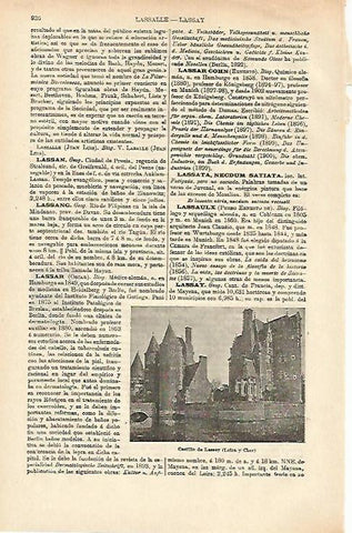 LAMINA ESPASA 26424: Castillo de Lassay Francia