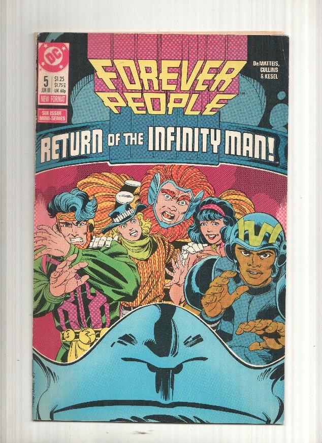 Comic Forever People numero 5 - Return of the Infinity man
