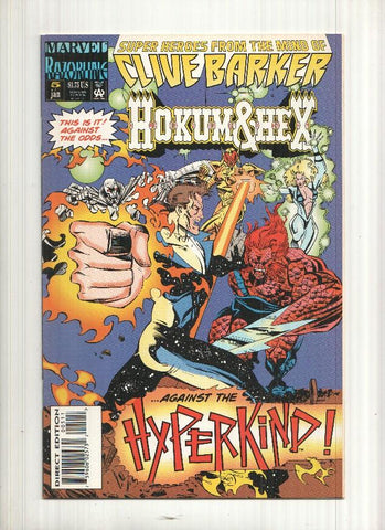 Marvel Comics: Where have you been all my hyperlife - Hokum and Hex vol. 1 numero 5 - Superheroes from the mind of Clive Barker