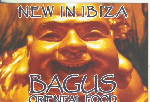 Postal 5588 : Propaganda de Bagus Oriental Food (Ibiza)