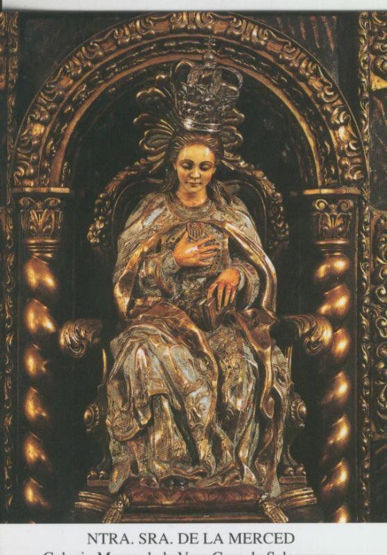 Postal 008964: Virgen Ntra Sra de la Merced, Colegio Mayor Vera Cruz de Salamanca