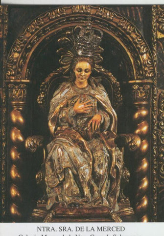 Postal 008964: Virgen Ntra Sra de la Merced, Colegio Mayor Vera Cruz de Salamanca