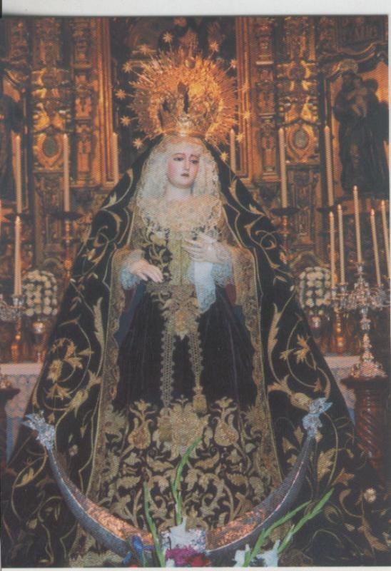 Postal 009271: Virgen Ntra Sra de los Dolores, Iglesia San Bartolome, Carmona, Sevilla