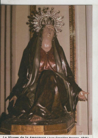Postal 009708: Virgen de la Amargura, iglesia San Bartolome, Murcia