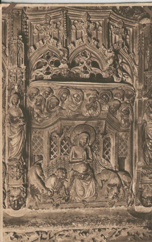 Postal 010150: Tarragona: retablo del altar mayor de la catedral
