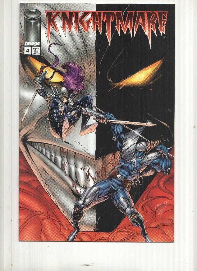 Image: Getting ugly - Knightmare, Vol. 1, numero 5. Flipbook with Danny Miki Warcry number 1