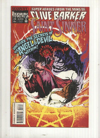 Marvel Comics: Its a jungle in here, Exile a tale of the Barkerverse - Saint Sinner Vol.1 numero 3, Clive Barker. Marvel Razorline