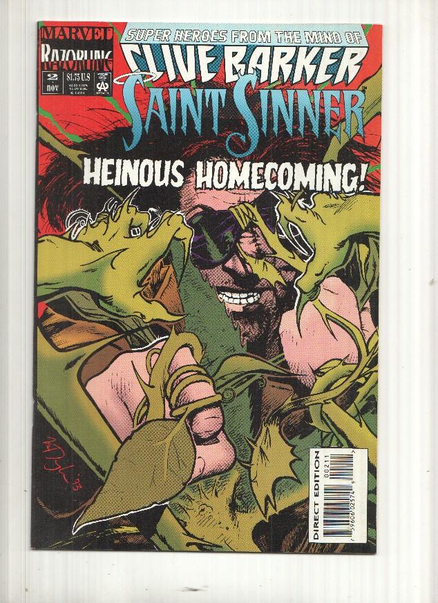 Marvel Comics: Earth Angel, a tale of the Barkerverse - Saint Sinner Vol.1 numero 2, Clive Barker. Marvel Razorline