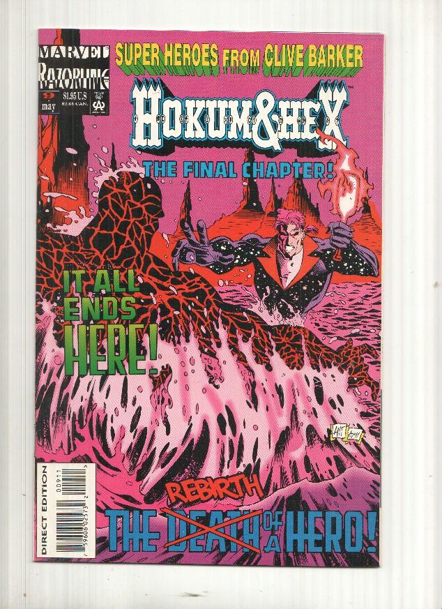 Marvel Comics: At the river I stand, Bloodshed part IV of IV - Hokum and Hex Vol.1 numero 9, Clive Barker. Marvel Razorline