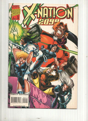 Marvel Comics: Kicking and screaming, X-Nation 2099, Vol. 1, numero 2