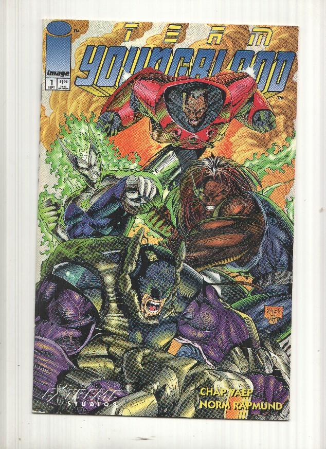 Image: Blackout, Team Youngblood, Vol. 1, numero 1. An Extreme Studios Production