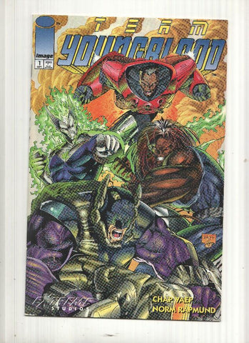 Image: Blackout, Team Youngblood, Vol. 1, numero 1. An Extreme Studios Production