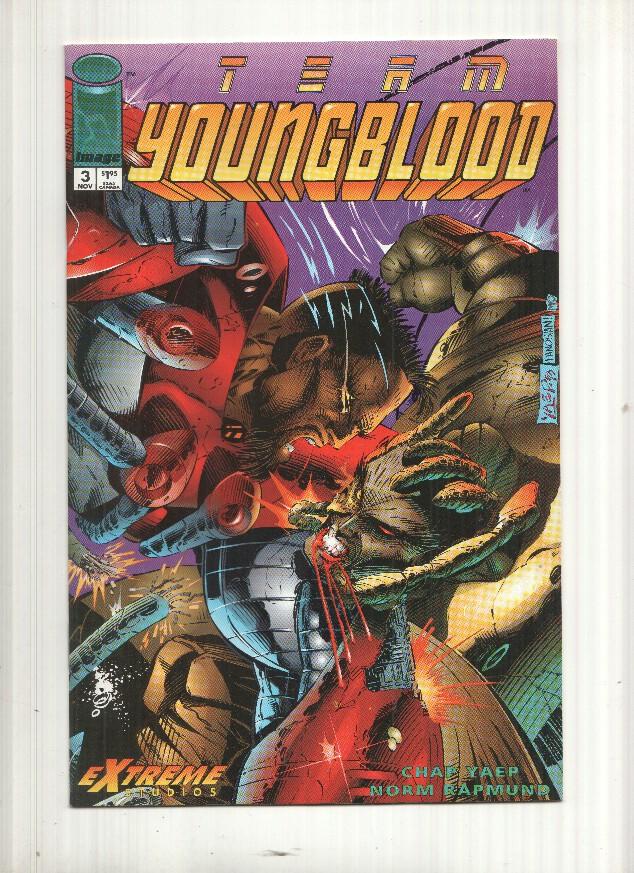 Image: The Final Countdown, Team Youngblood, Vol. 1, numero 3. An Extreme Studios Production