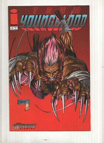 Image: Cat People, Team Youngblood, Vol. 1, numero 5. An Extreme Studios Production