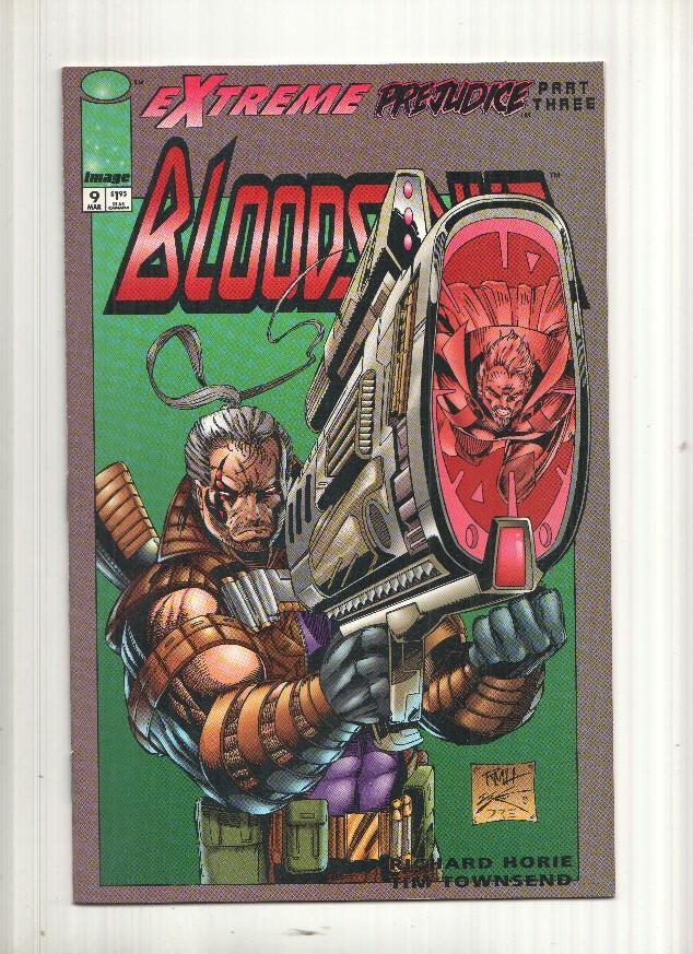 Image: Alliances, Prejudice part three, Bloodstrike vol.1, numero 9. An Extreme Studios productions