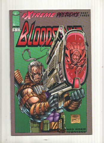 Image: Alliances, Prejudice part three, Bloodstrike vol.1, numero 9. An Extreme Studios productions
