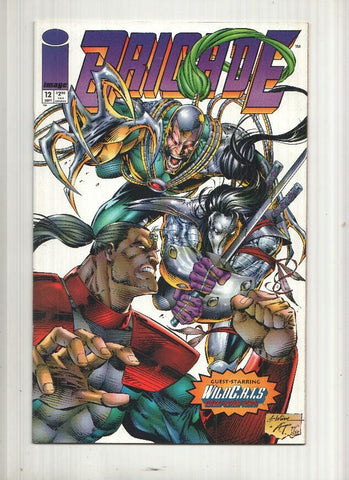 Image: Brigade vol. 2, numero 12 - Guest-starring Wildcats. An Extreme Studios productions