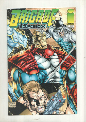 Image: Brigade Sourcebook Vol. 1, numero 1. An Estreme Studios production
