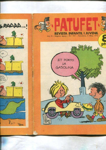 Patufet 2ª epoca nº 107: Lluis M.Millet, director de l'orfeo catala, El rei de la cerdanya,