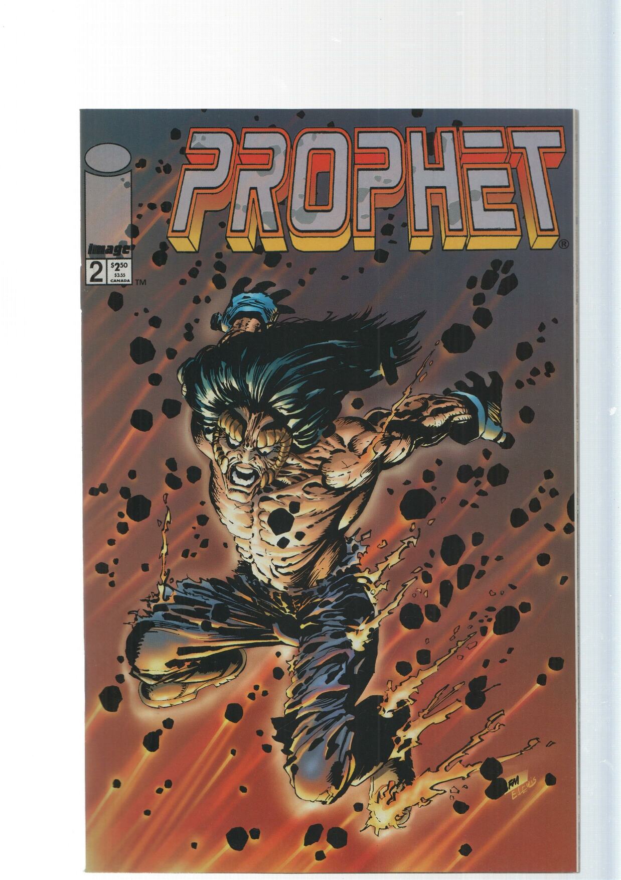 Image: Prophet vol. 2, numero 2 variation cover. An Extreme Studios production