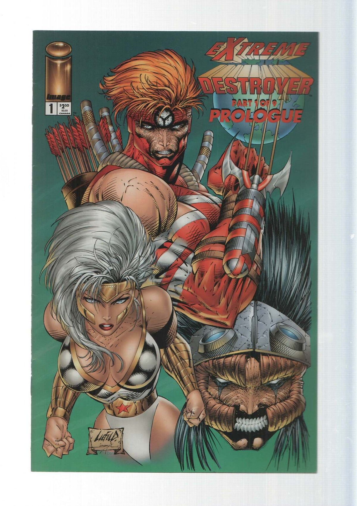 Image: Part I of IX - Extreme Destroyer Prologue vol. 1, numero 1. An Extreme Studios production