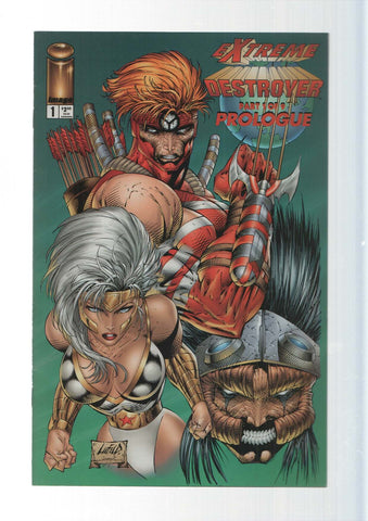 Image: Part I of IX - Extreme Destroyer Prologue vol. 1, numero 1. An Extreme Studios production