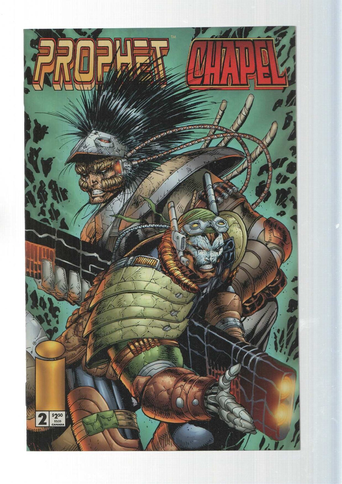 Image: Ninety nine ninjas. Prophet Chapel Supersoldiers vol. 1, numero 2. An Extreme Studios production