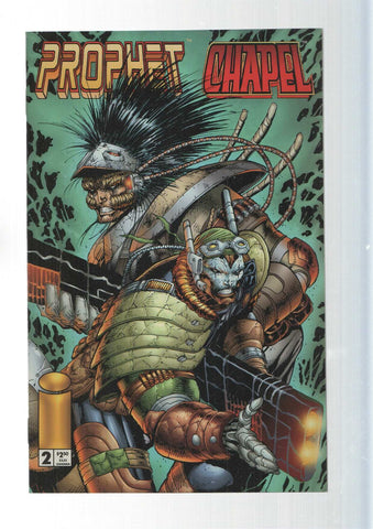 Image: Ninety nine ninjas. Prophet Chapel Supersoldiers vol. 1, numero 2. An Extreme Studios production