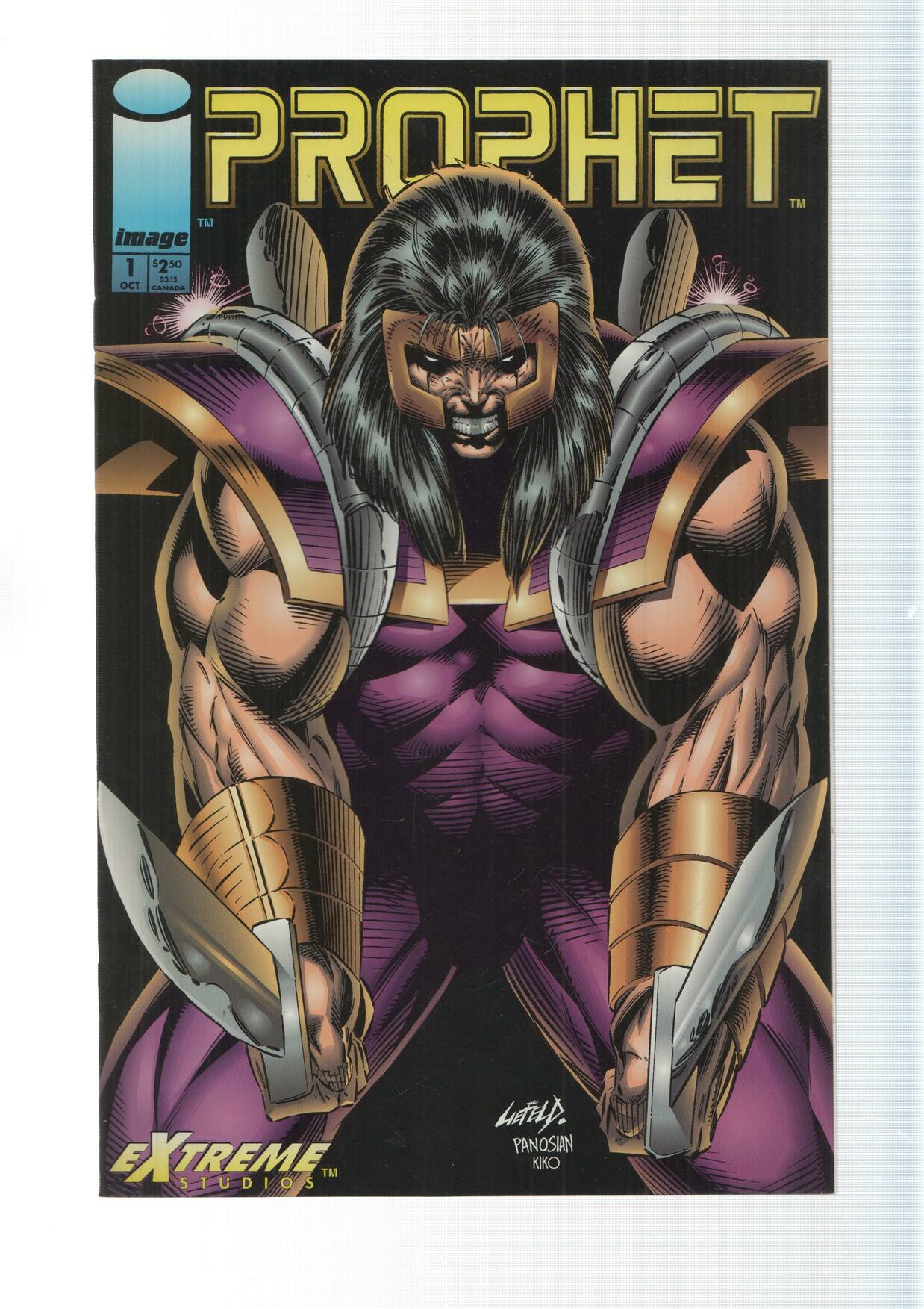 Image: What has gone before, Prophet vol. 1, numero 1. An extreme Studios production