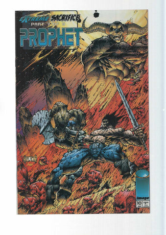 Image: Extreme sacrifice part 7 of 8 Prophet vol. 1, numero 10. An extrene Studios production