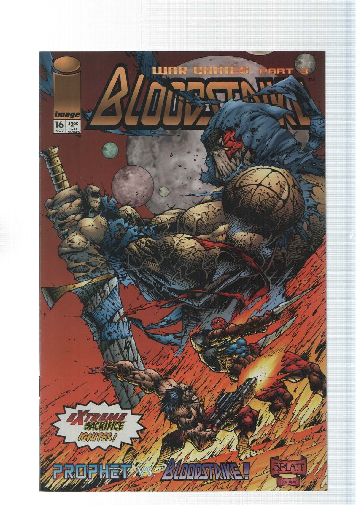 Image: War games part 3. Extreme Sacrifice ignites - Bloodstrike vol. 1, numero 16. An Extreme Studios production