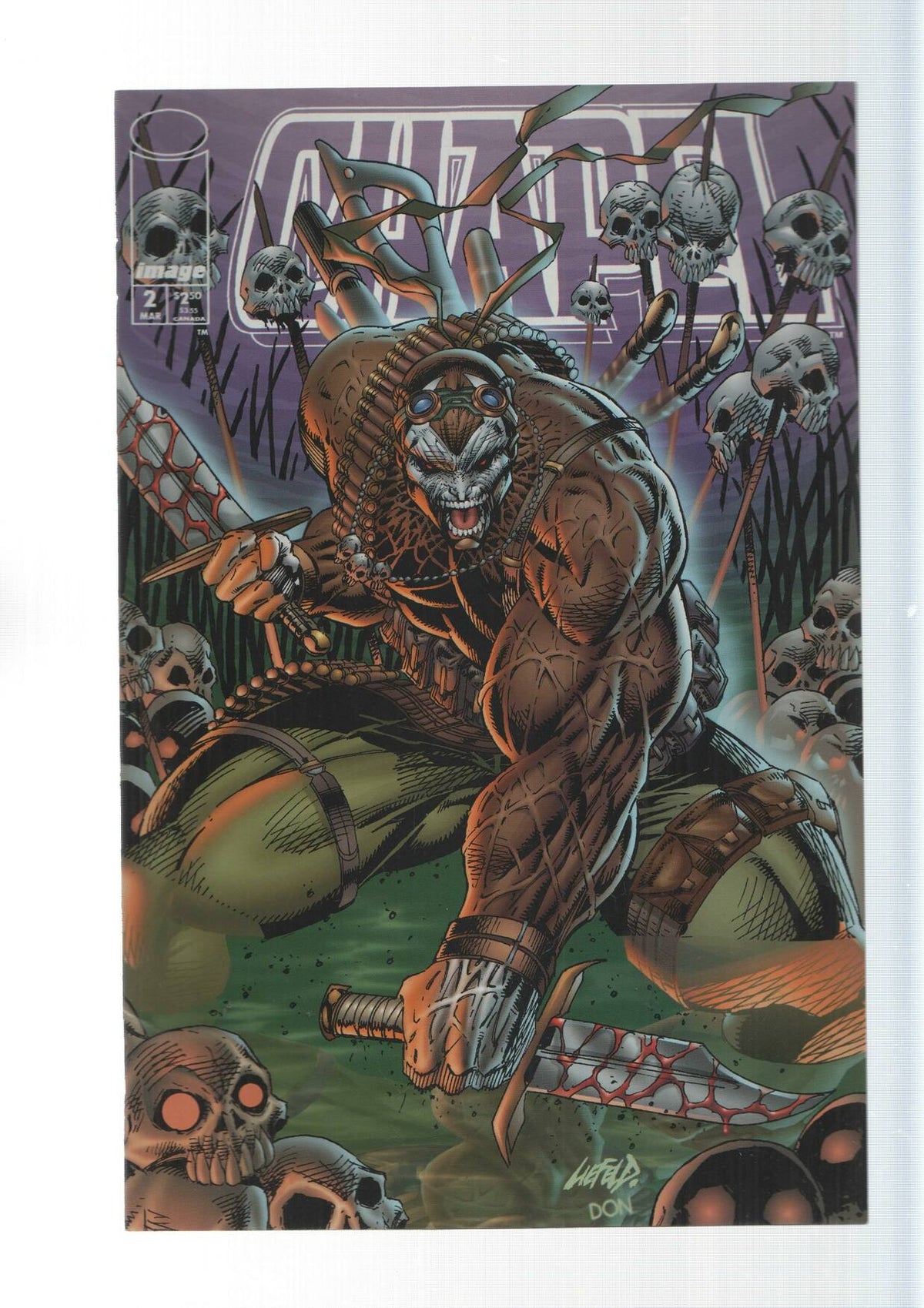 Image: Chapel vol2., numero 2 - Liefeld. An Extreme Studios production