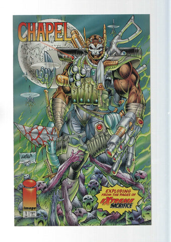 Image: Exploding from the pages of Extreme Sacrifice - Chapel vol. 1, numero 1. An Extreme Studios production
