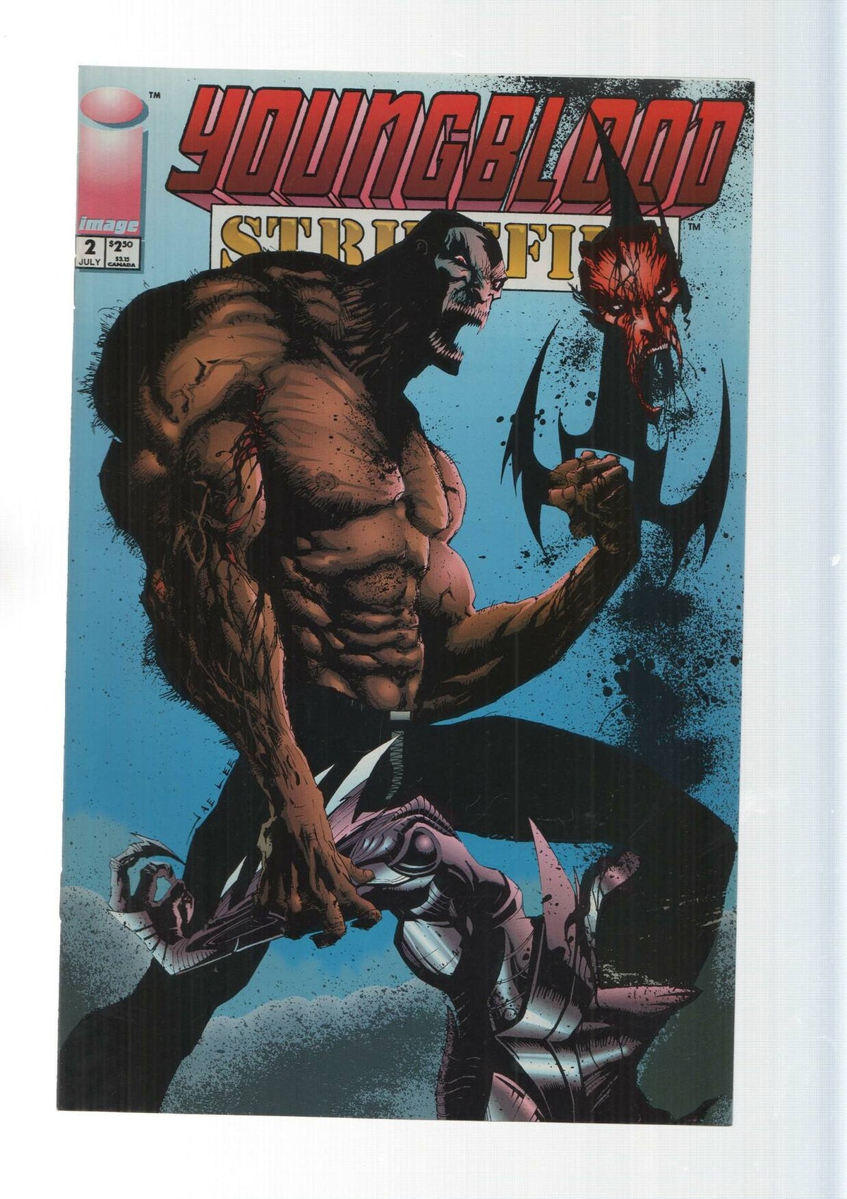 Image: Youngblood Strikefile vol. 1, numero 2 - Jae Lee. An Extreme Studios production