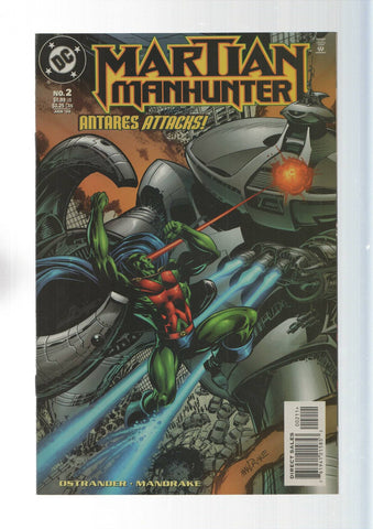 DC Comics: Antares Attacks. Bio Armor Jade Warrior - Martian Manhunter numero 2