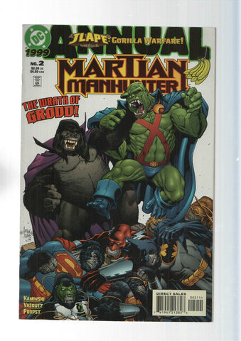 DC Comics: Fear and loathing on the planet of the apes - Martian Manhunter Annual