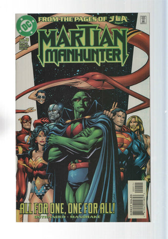 DC Comics: The Burning Grave. One for one, one for all - Martian Manhunter numero 9