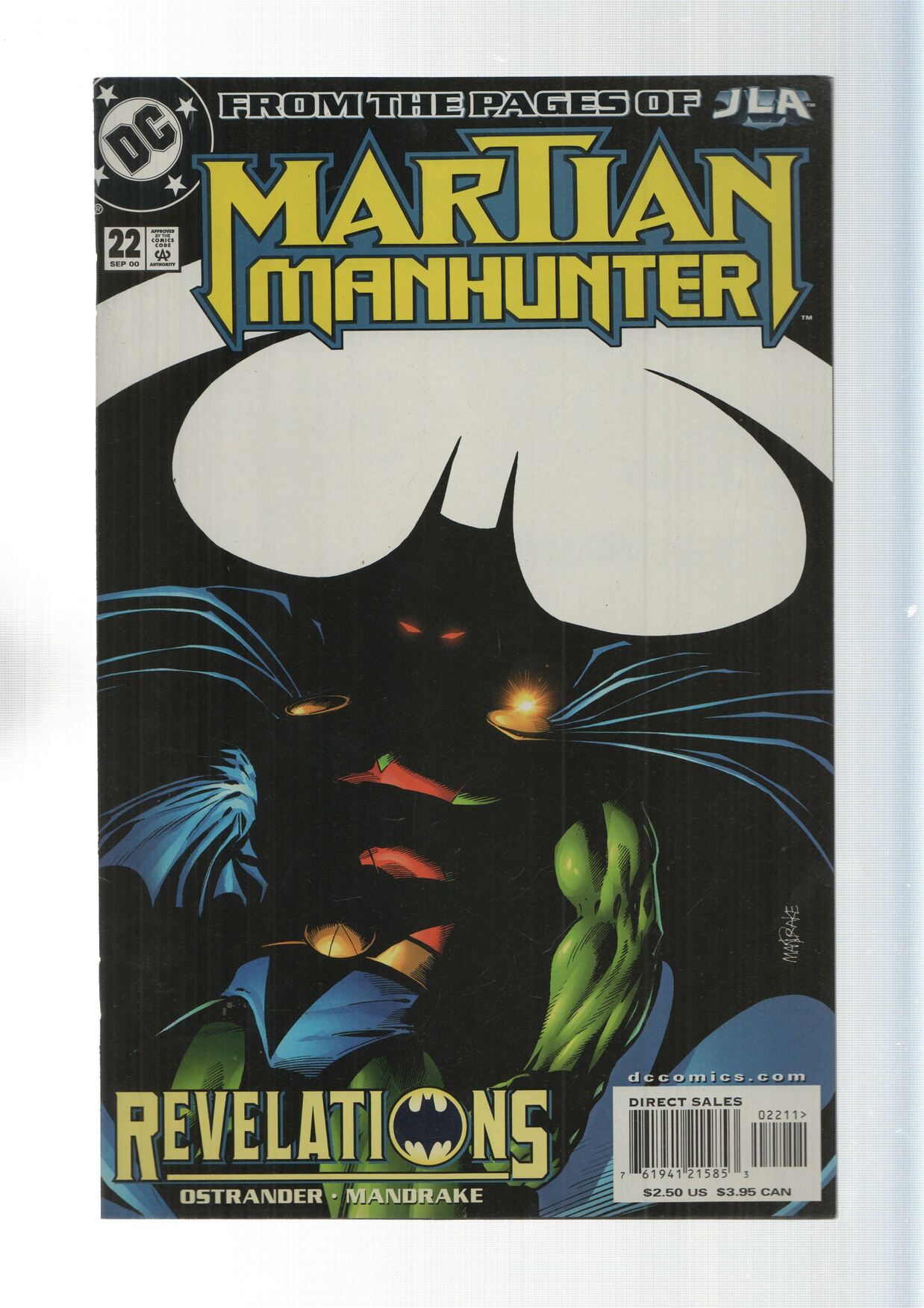 DC Comics: Revelations three, Brothers - Martian Manhunter numero 22