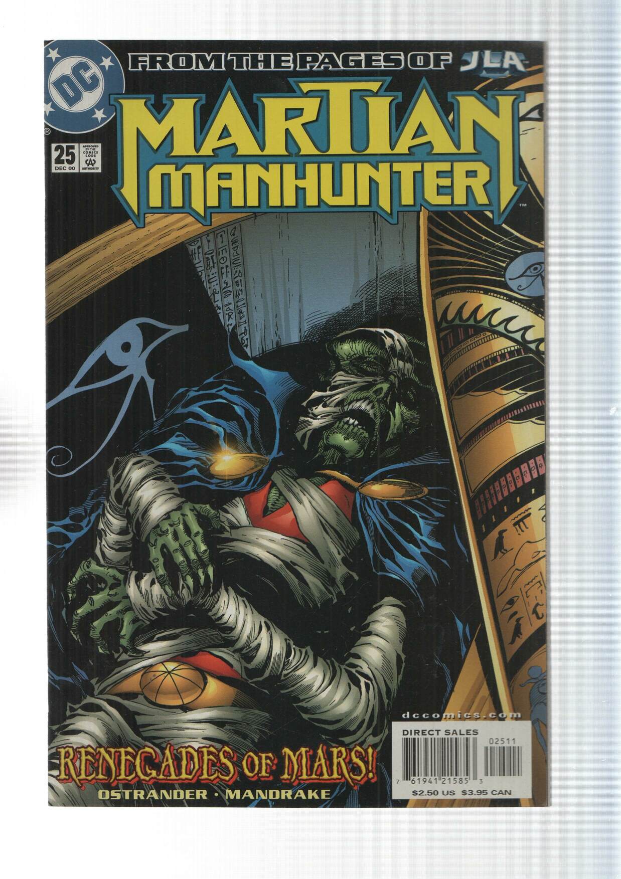 DC Comics: Renegades of mars chapter one - Martian Manhunter numero 25