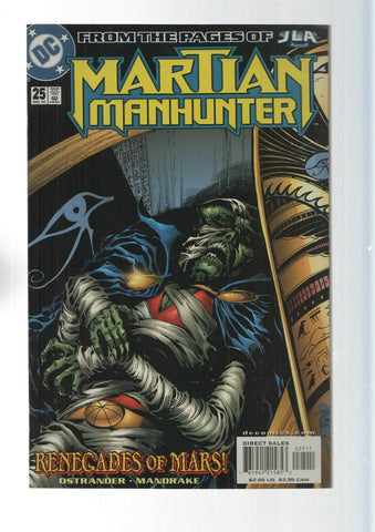 DC Comics: Renegades of mars chapter one - Martian Manhunter numero 25