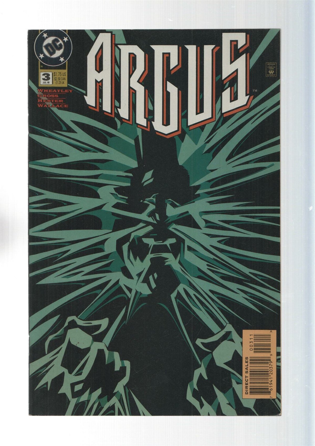 DC Comics: Light in Dak part 3, Learning to see - Argus numero 3