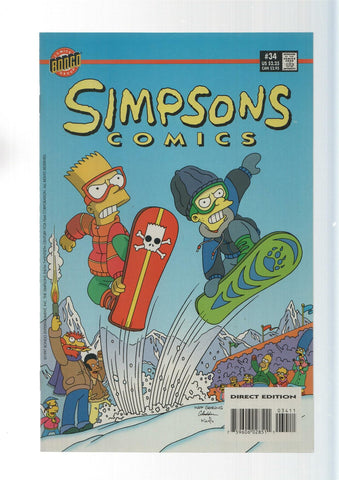 Bongo: Burnisie on board - Simpsons Comics numero 34