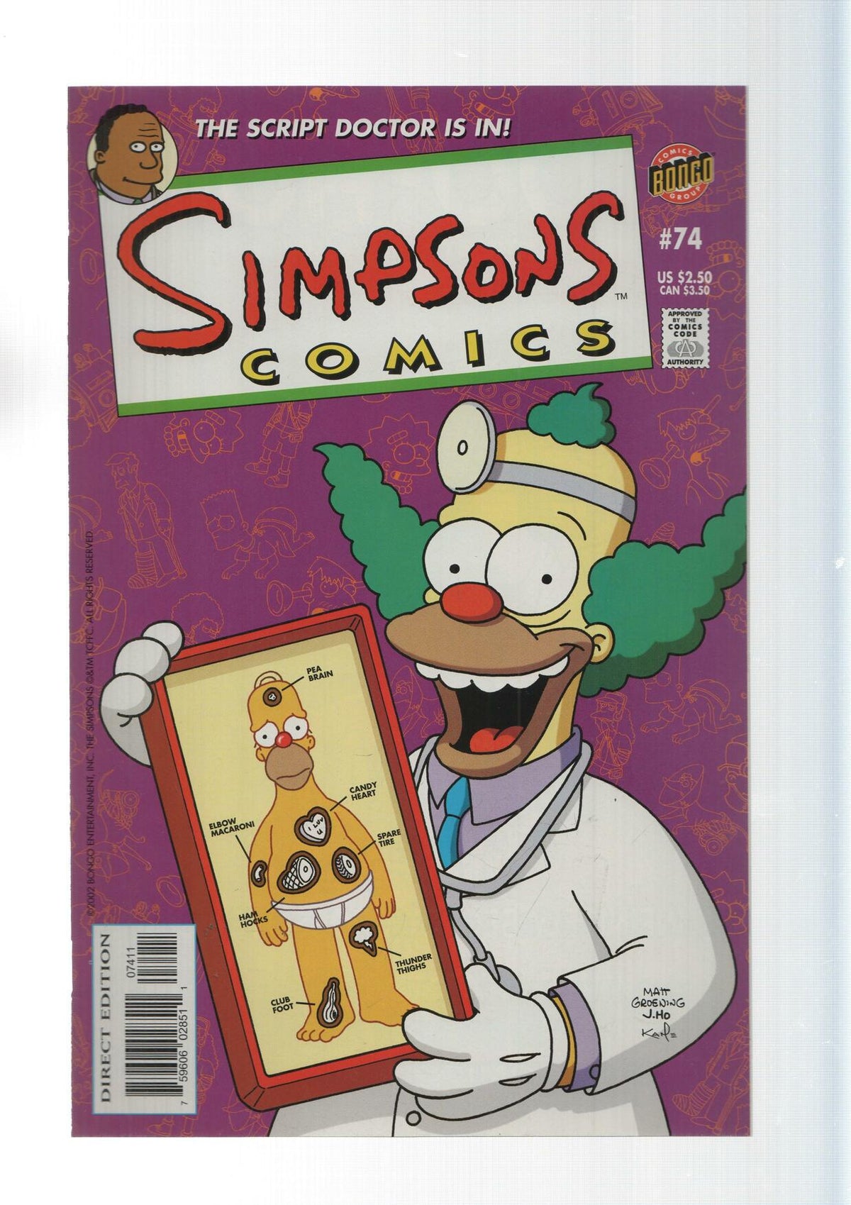 Bongo: Laughter is the worst medicine - Simpsons Comics numero 74