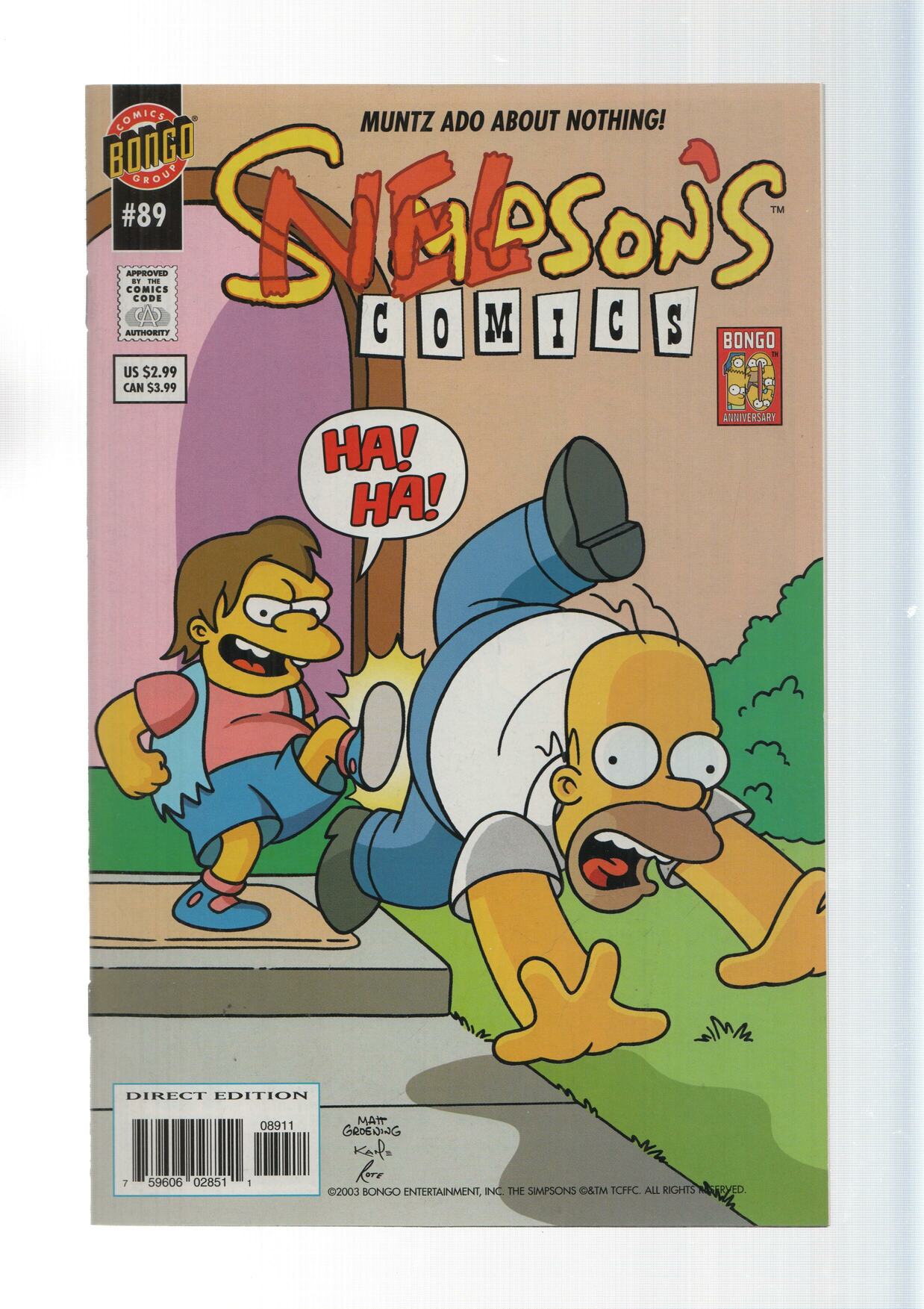 Bongo: Lisa in the middle - Simpsons Comics numero 89