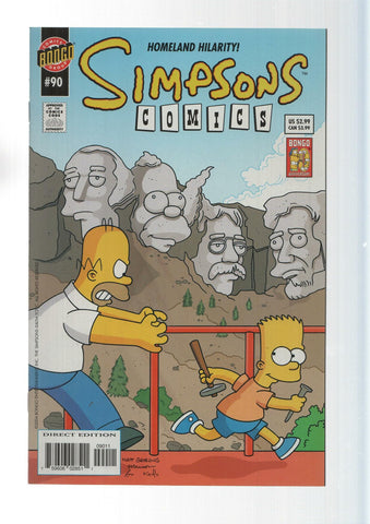 Bongo: Homers America - Simpsons Comics numero 90