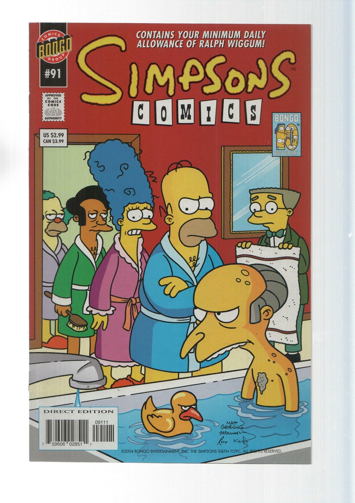 Bongo: 3000s company - Simpsons Comics numero 91