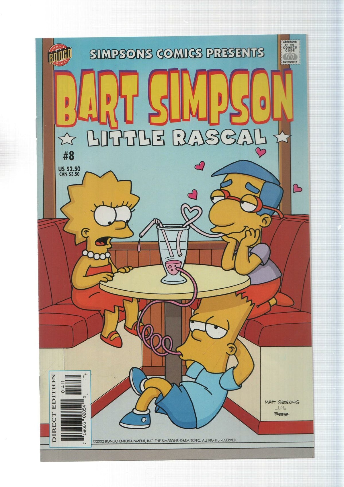 Bongo: Little rascal - Bart Simpsons numero 8