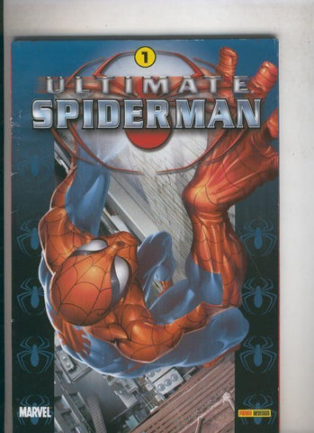 Panini: Ultimate Spiderman numero 01 (cubierta rajada por error con un cuter)