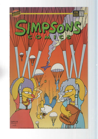 Bongo: Waitresses in the sky - Simpsons Comics numero 16